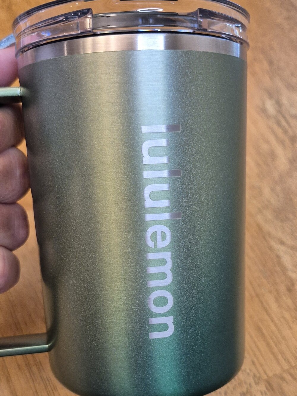 Lululemon 12oz Ombre Matcha Magic Kale Krush & Rainforest Green Travel Mug - Picture 2 of 6